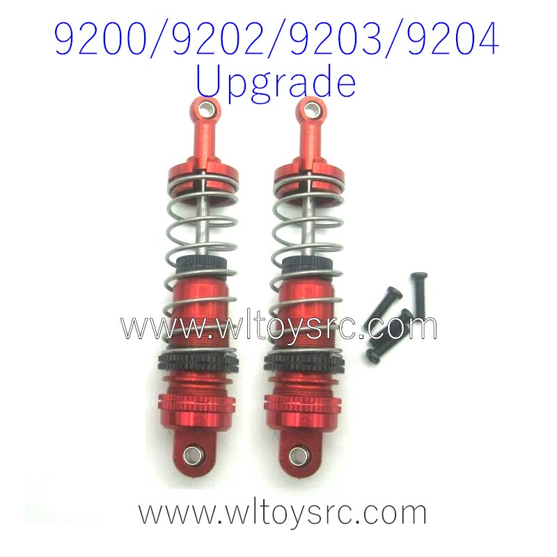 PXTOYS 9200 9202 9203 9204 Upgrade Metal Oil Shocks Red