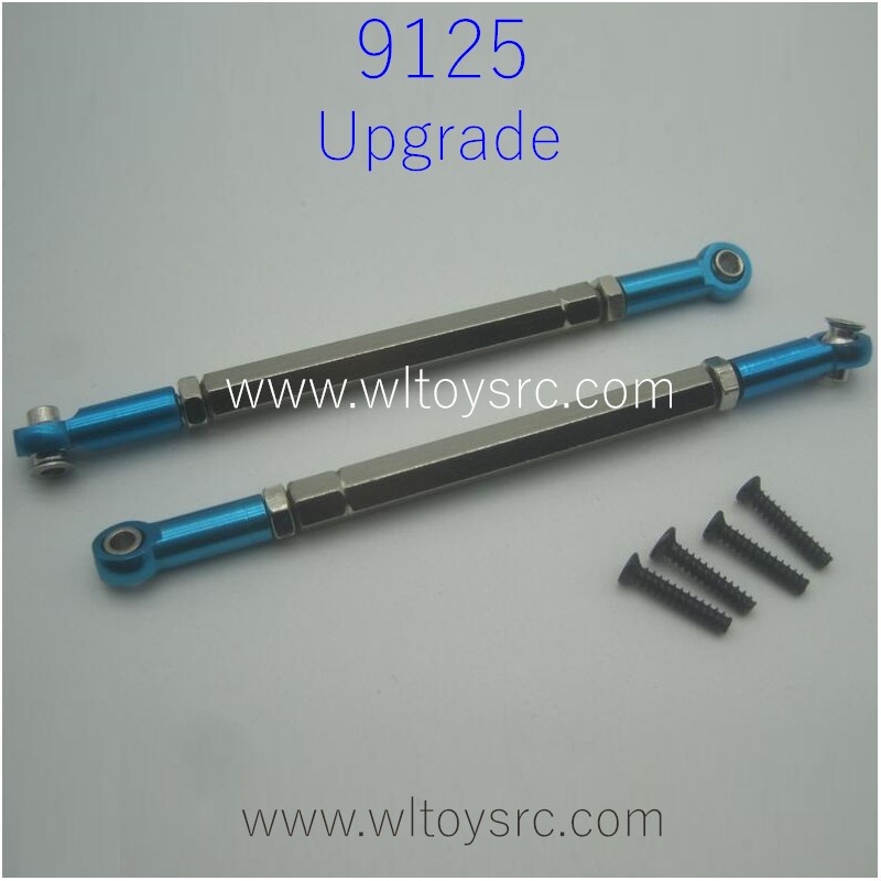 XINLEHONG 9125 Upgrade Parts Metal Steering Connect Rods Blue