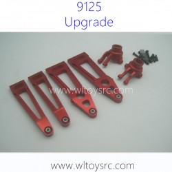 XINLEHONG 9125 Upgrade Parts Metal Front Swing Arm set Red