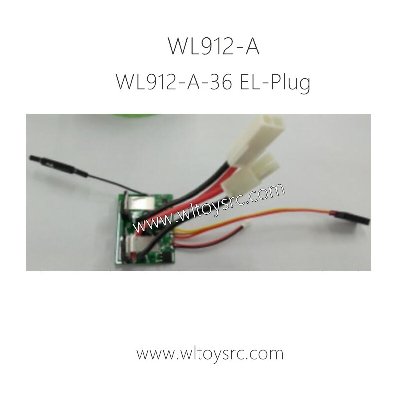 WLTOYS WL912-A RC Boat Parts WL912-A-36 Receiver Kit EL-Plug