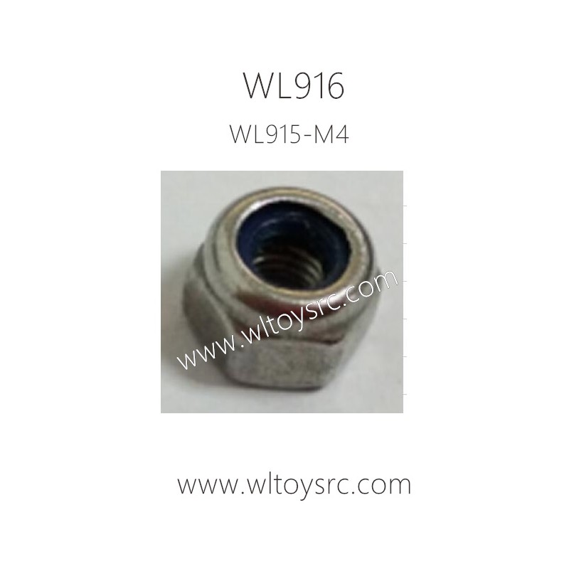 WLTOYS WL916 RC Boat Parts WL915-22 M4 Lock Nut