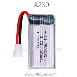 WLTOYS A250 Parts 3.7V Lipo Battery 400mAh