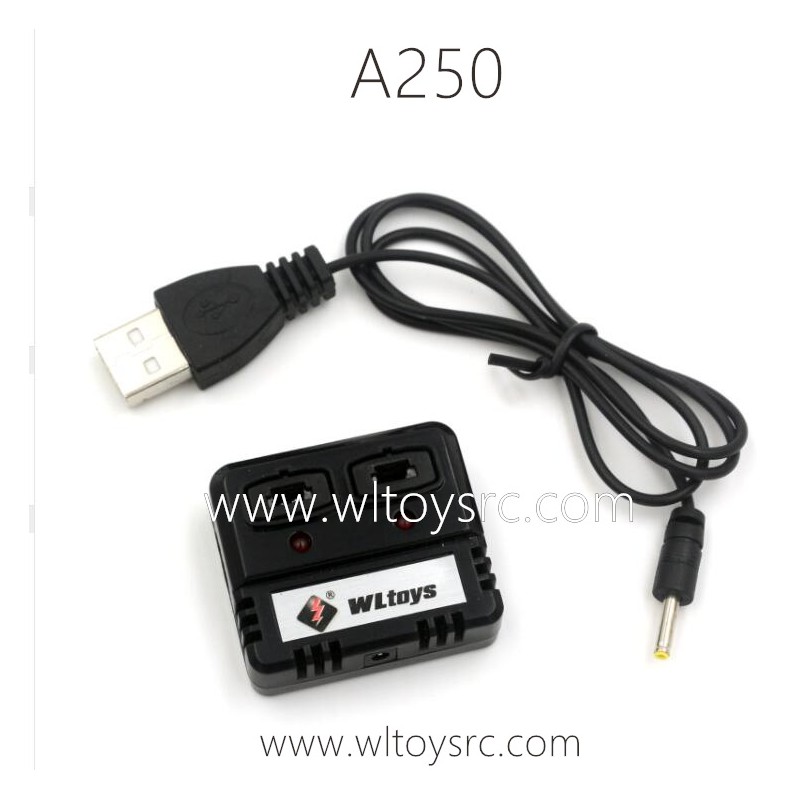 WLTOYS A250 RC Plane Parts USB Charger set