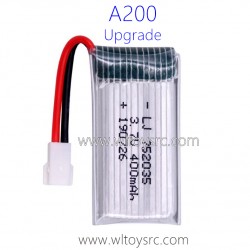 WLTOYS A200 RC Plane Upgrade Battery 3.7V Lipo 400mAh