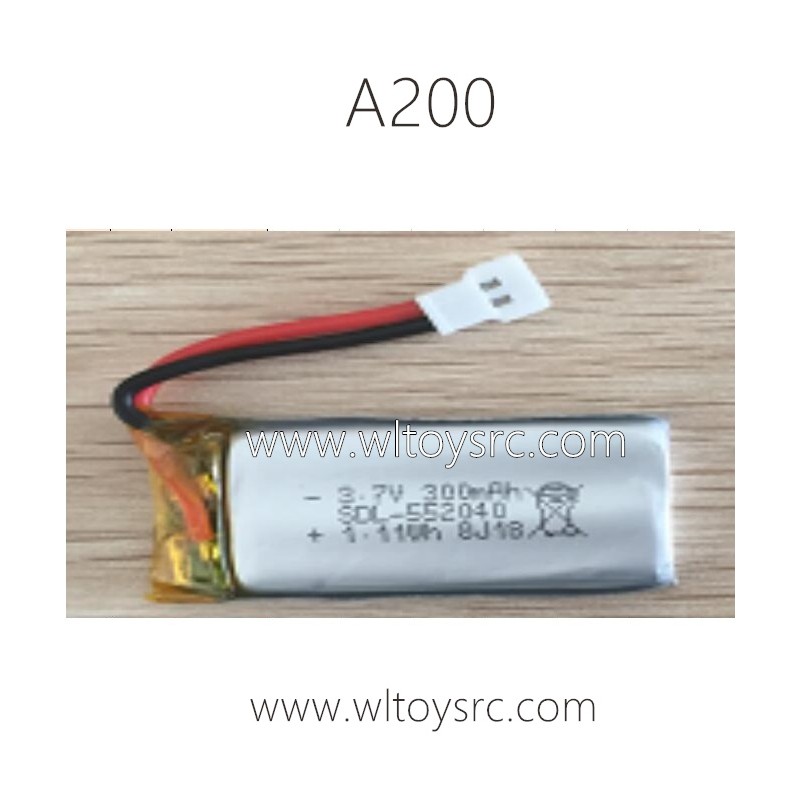 WLTOYS A200 RC Plane Parts A100-0011 3.7V 300mAh 20C Battery