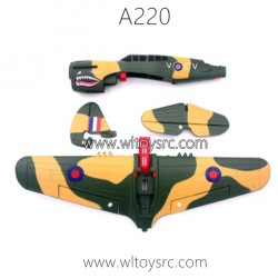 WLTOYS A220 P40 Fighter Plane Parts A220-0001 Foam Group