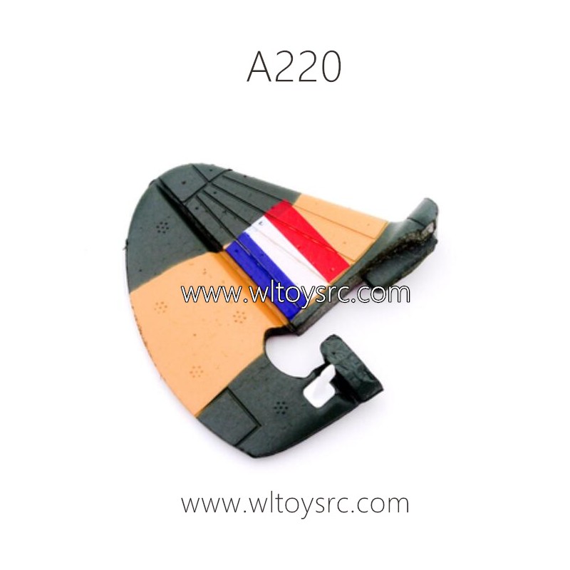 WLTOYS A220 P40 Fighter Plane Parts A220-0004 Vertical tail Group