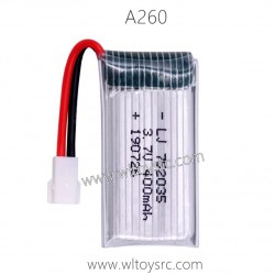 WLTOYS A260 Parts 3.7V Lipo Battery 400mAh