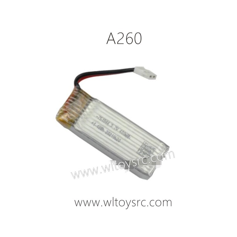 WLTOYS A260 2.4Ghz 4CH RC Plane Parts A290-0011 3.7V 4000 Battery