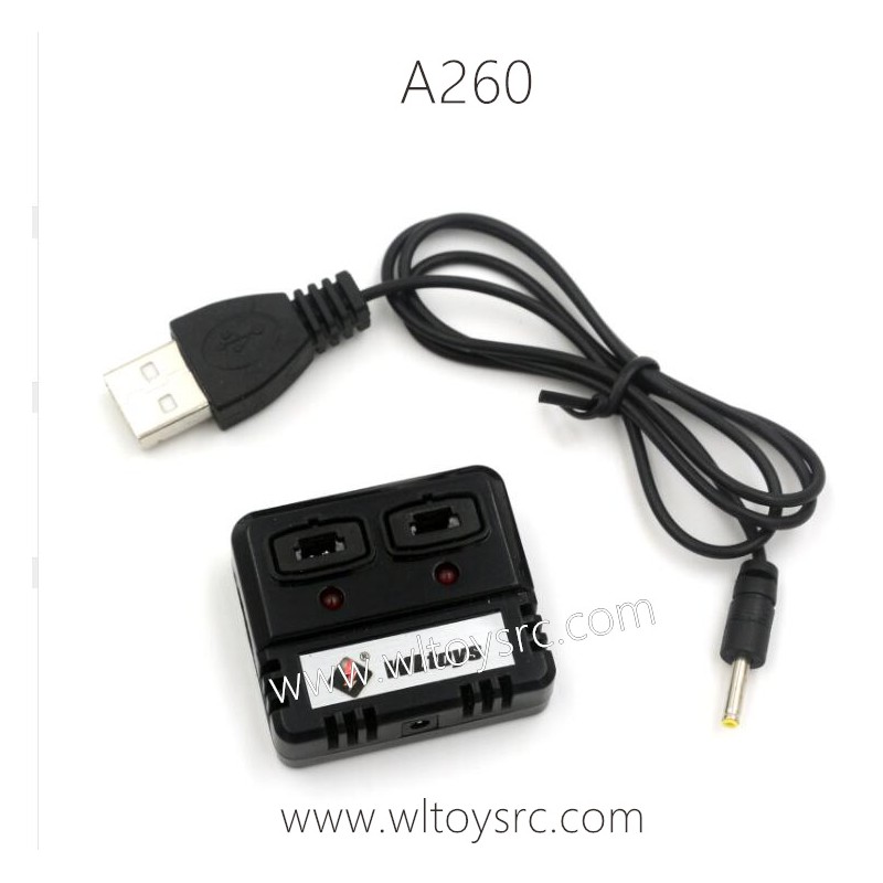 WLTOYS A260 RC Plane Parts USB Charger set