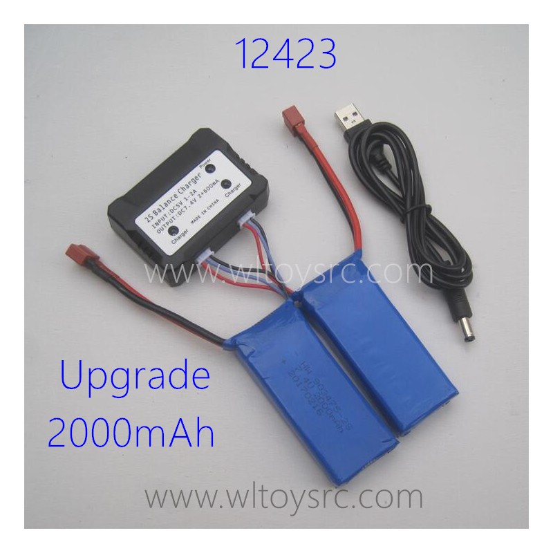 WLTOYS 12423 Upgrade Battery