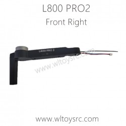 LYZRC L800 PRO2 GPS Drone Parts Front Right Motor Arm kit Black and Orange