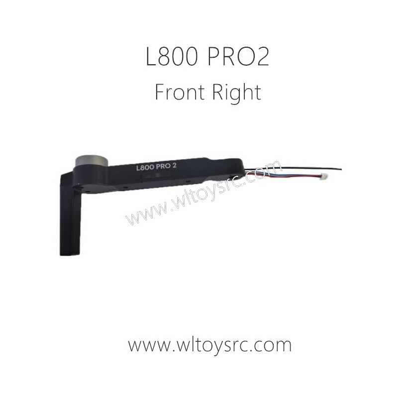 LYZRC L800 PRO2 GPS Drone Parts Front Right Motor Arm kit Black and Orange