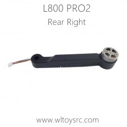 LYZRC L800 PRO2 Drone Parts Rear Right Motor Arm Kit Black