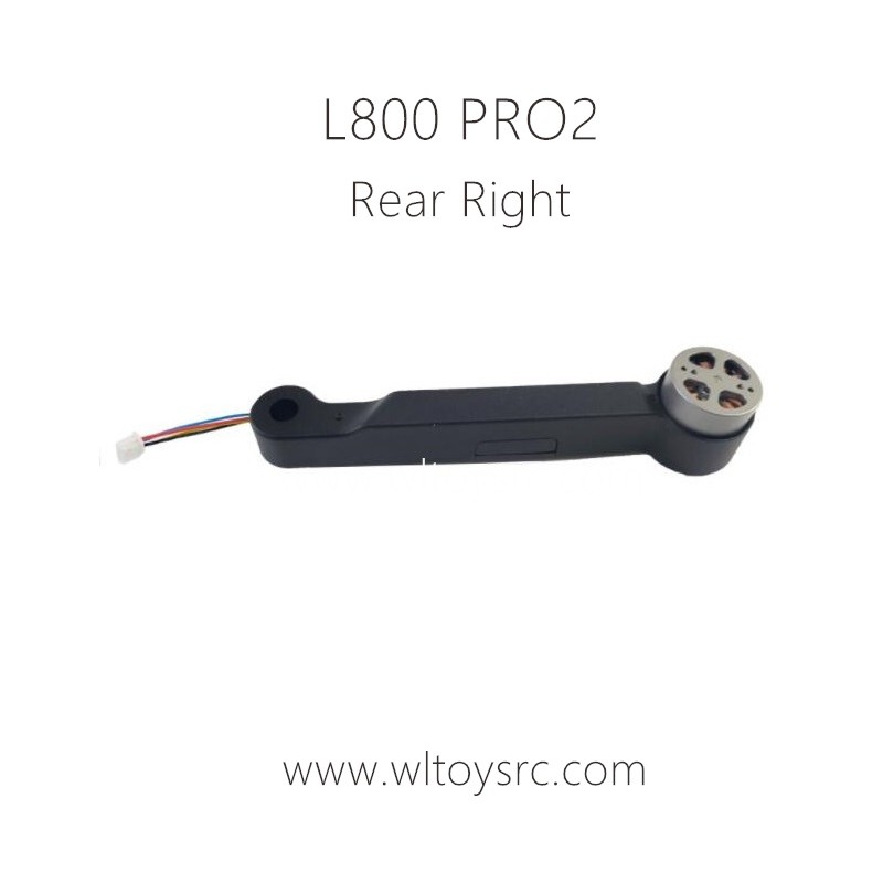 LYZRC L800 PRO2 Drone Parts Rear Right Motor Arm Kit Black