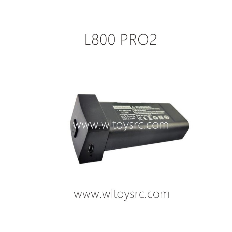 LYZRC L800 PRO2 Drone Parts 7.4V 3000mAh Battery Black
