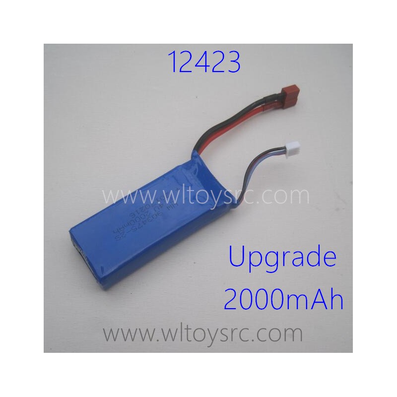 WLTOYS 12423 Upgrade Battery 2000mAh