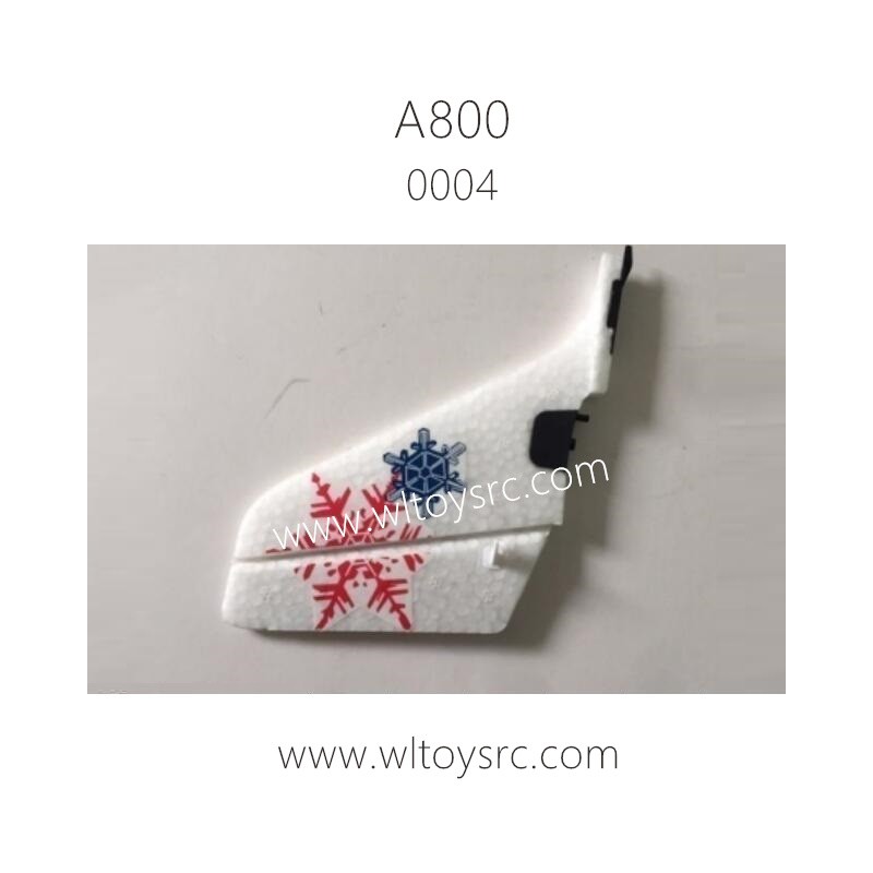 WLTOYS XK A800 3D 6G RC Glider Parts 0004 Tail Vertical Tail