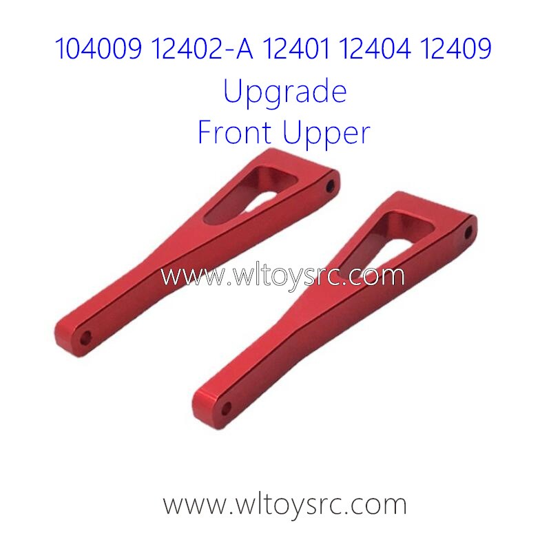 WLTOYS 12402-A Upgrade Parts Front Upper Swing Arm Red