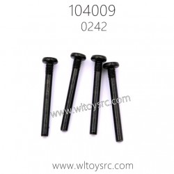 WLTOYS 104009 RC Car Parts 0242 3X25 PM Round head with upper cross