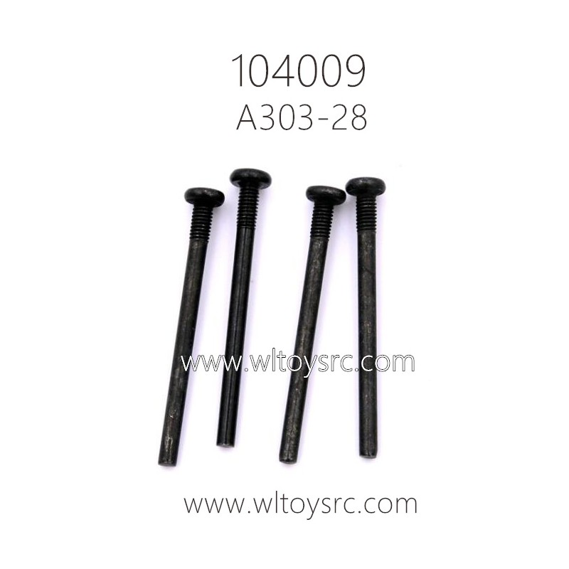 WLTOYS 104009 Parts A303-28 Upper half screw 3X36PMO