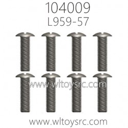 WLTOYS 104009 Parts L959-57 Round head self-tapping screws 2.6X8PB