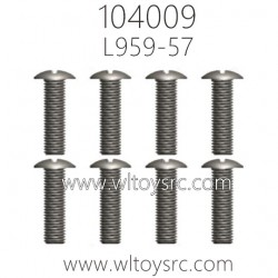 WLTOYS 104009 Parts L959-57 Round head self-tapping screws 2.6X8PB