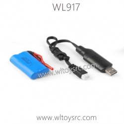 WLTOYS WL917 Jet Ship Parts Battery and USB Charger