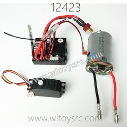 WLTOYS 12423 Parts, Receiver  Servo Motor