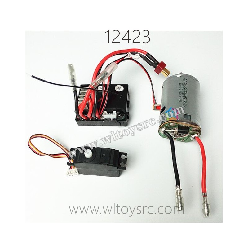 WLTOYS 12423 Parts, Receiver  Servo Motor