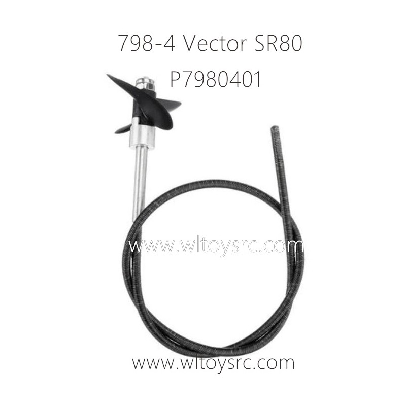 VOLANTEX 798-4 RC Boat Parts Transmission Shaft and Propeller