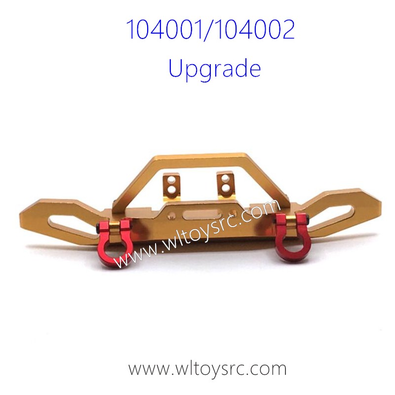 WLTOYS 104001 104002 Upgrade Parts Front Bumper kit Gold