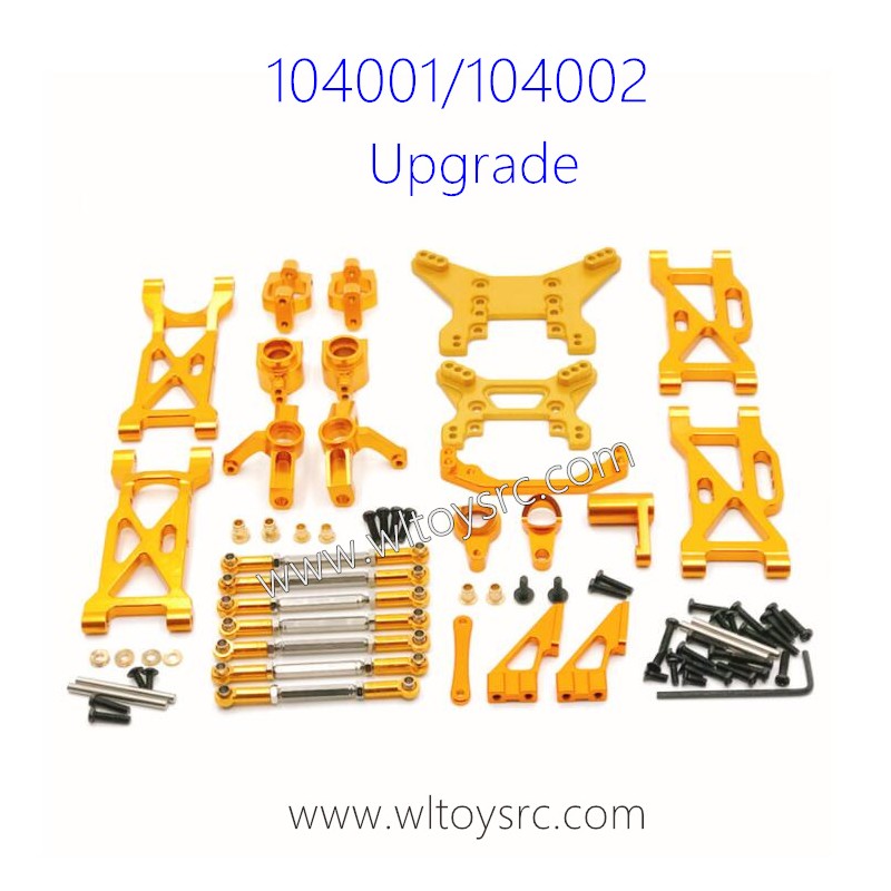 WLTOYS 104001 104002 Upgrade Metal Parts List Gold