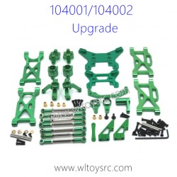 WLTOYS 104001 104002 Upgrade Metal Parts List Green
