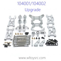 WLTOYS 104001 104002 Upgrade Metal Parts List Silver