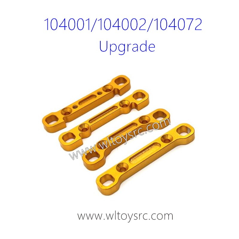 WLTOYS 104001 104002 104072 Upgrade Parts Front and Read Connect Arm Gold