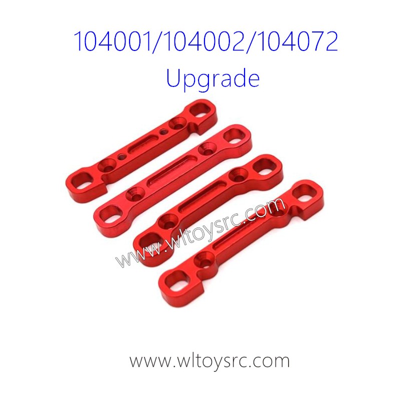 WLTOYS 104001 104002 104072 Upgrade Parts Front and Read Connect Arm Red
