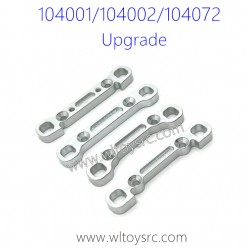 WLTOYS 104001 104002 104072 Upgrade Parts Front and Read Connect Arm Silver