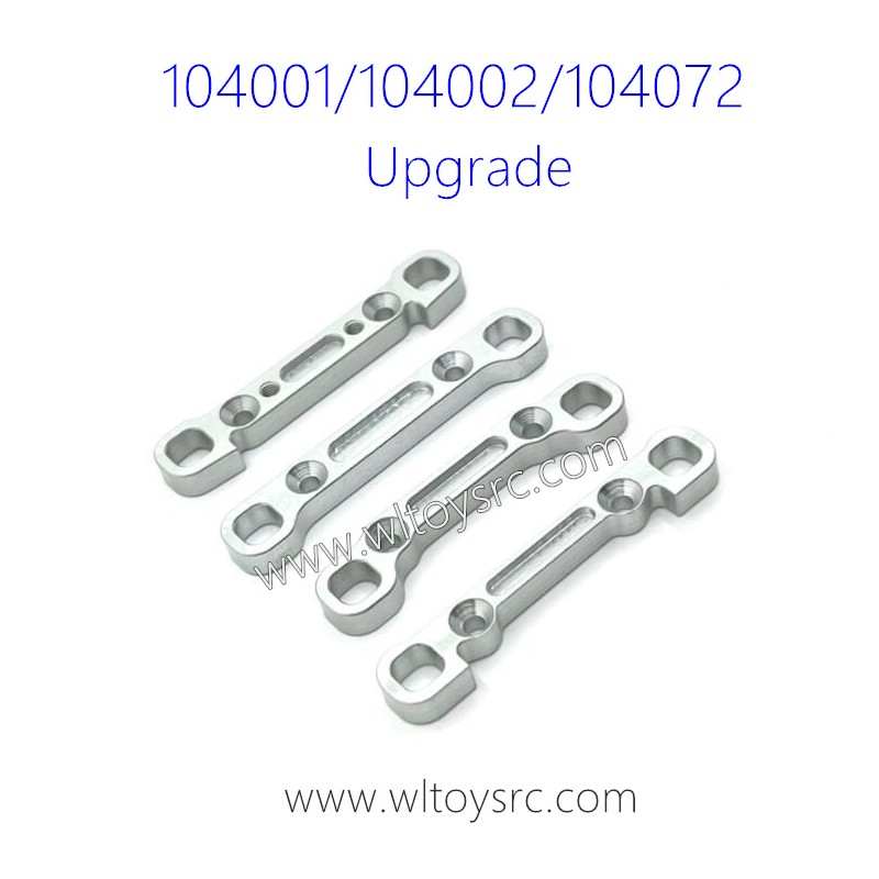 WLTOYS 104001 104002 104072 Upgrade Parts Front and Read Connect Arm Silver