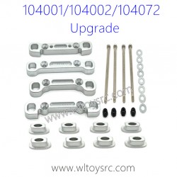 WLTOYS 104001 104002 104072 Upgrade Parts Fixing kit for Rear and Front Swing Arm Silver