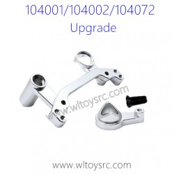 WLTOYS 104001 104002 104072 Upgrades Metal Steering Set Silver