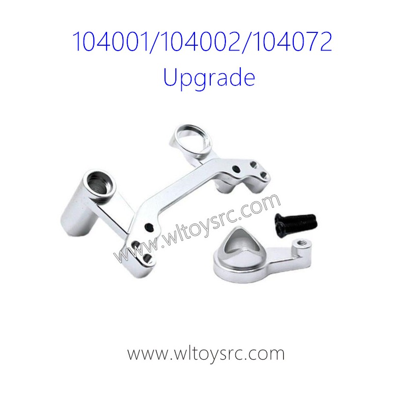 WLTOYS 104001 104002 104072 Upgrades Metal Steering Set Silver