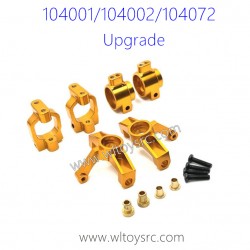 WLTOYS 104001 104002 104072 Upgrades Front and Read Wheel Cup Gold