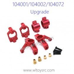 WLTOYS 104001 104002 104072 Upgrades Front and Read Wheel Cup Red