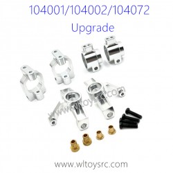 WLTOYS 104001 104002 104072 Upgrades Front and Read Wheel Cup Silver