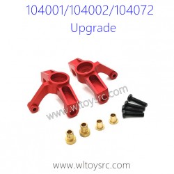 WLTOYS 104001 104002 104072 Upgrades Parts Front Steering Cups Metal Red