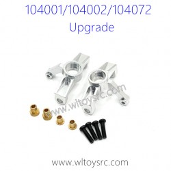 WLTOYS 104001 104002 104072 Upgrades Parts Front Steering Cups Metal Silver