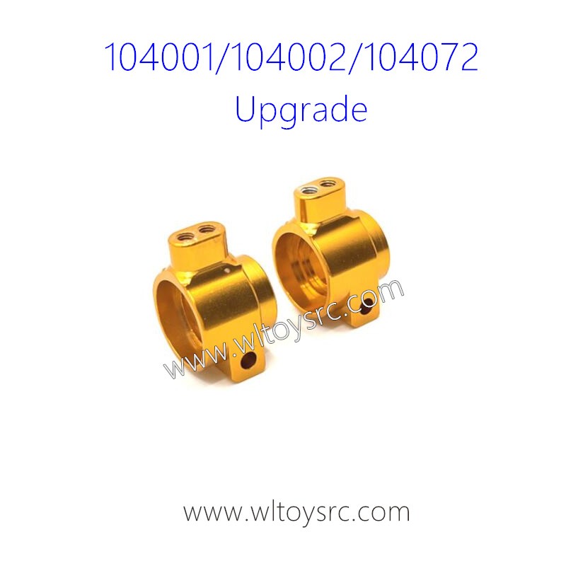 WLTOYS 104001 104002 104072 Upgrade Rear Wheel Cups New Style Gold