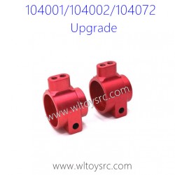 WLTOYS 104001 104002 104072 Upgrade Rear Wheel Cups New Style Red