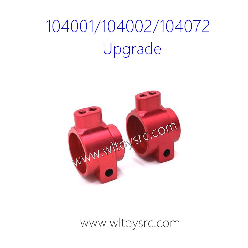 WLTOYS 104001 104002 104072 Upgrade Rear Wheel Cups New Style Red